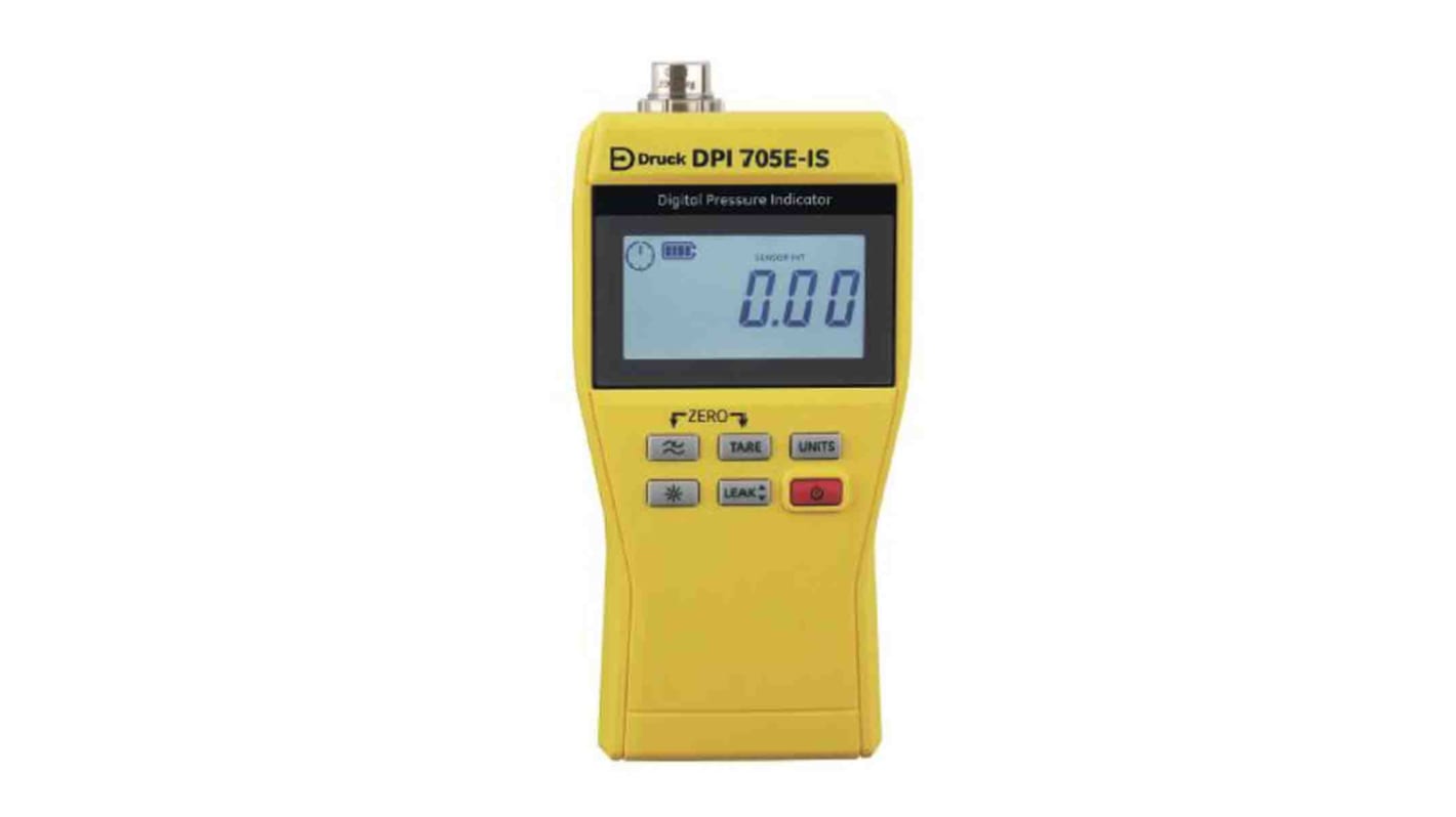 Manómetro Relativo Druck DPI705E, calibrado RS, presión de 0bar → 20bar