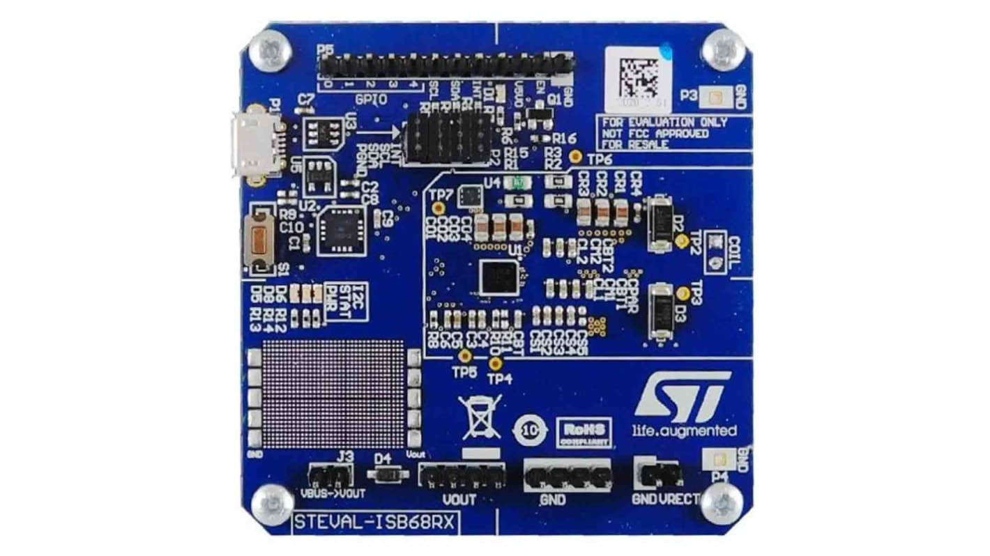 STMicroelectronics Qi-based wireless power receiver for Baseline Power Profile (BPP) applications up to 5 W using