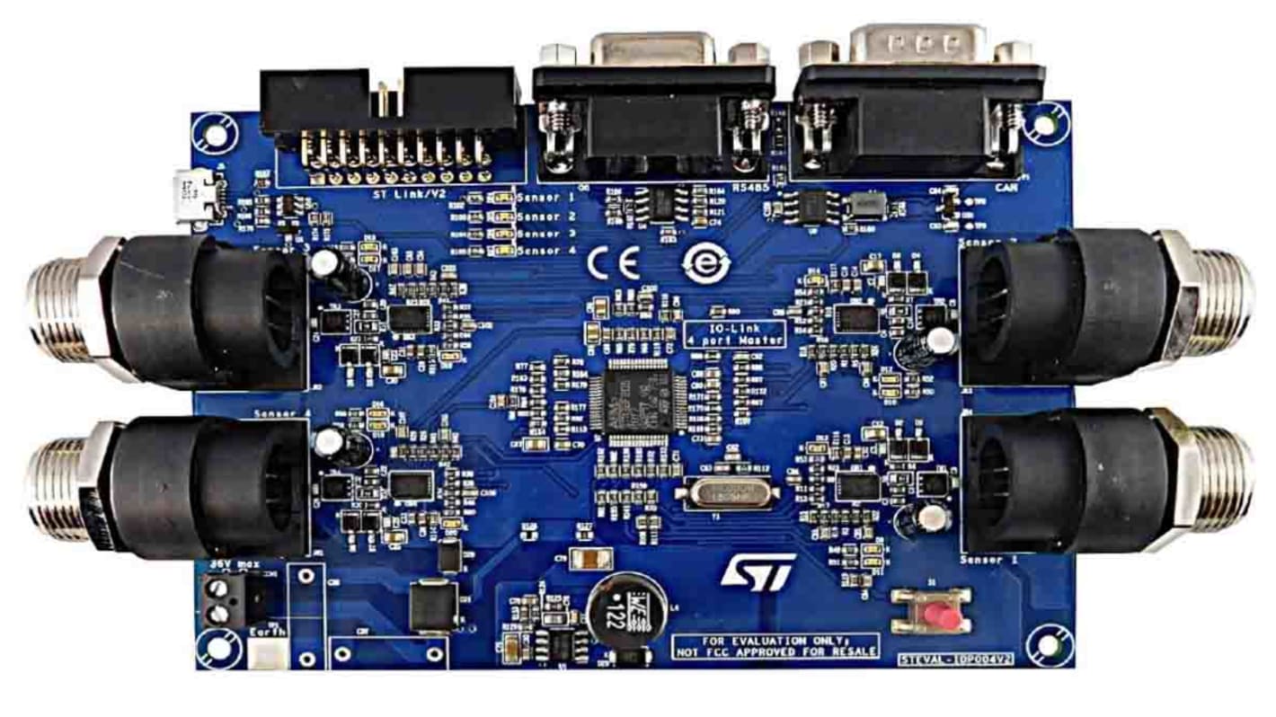 Module de développement de communication et sans fil STMicroelectronics IO-Link master multi-port evaluation board