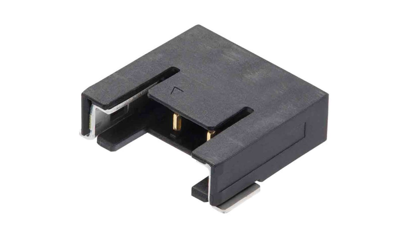 Molex Pico-Lock Series Right Angle Surface Mount PCB Header, 2 Contact(s), 2.0mm Pitch, 1 Row(s), Shrouded