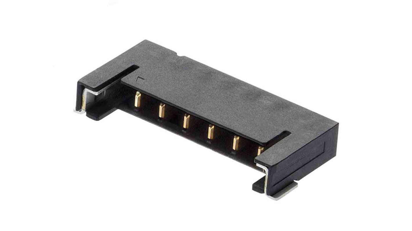 Molex Pico-Lock Series Right Angle Surface Mount PCB Header, 6 Contact(s), 2.0mm Pitch, 1 Row(s), Shrouded