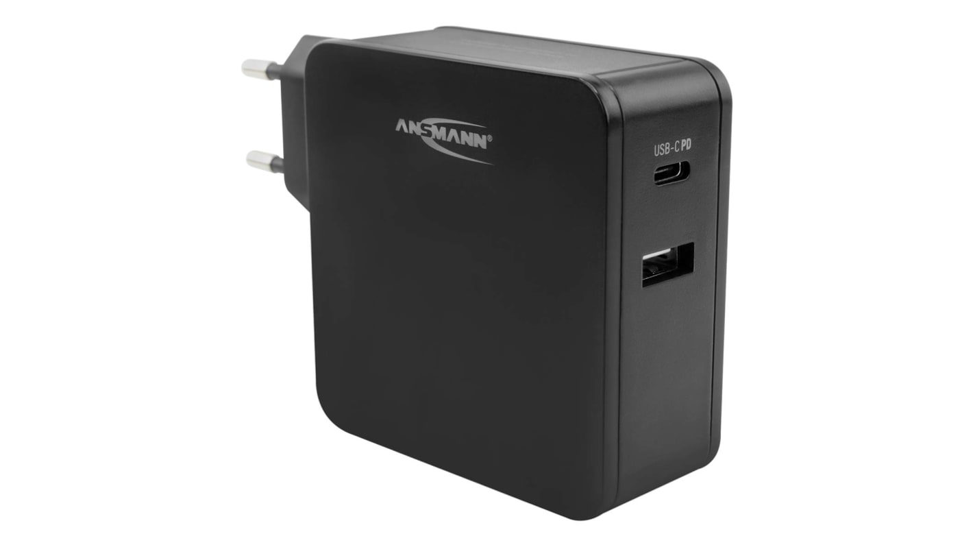 Ansmann AC/DC Adapter 5 → 20 V dc Output, 2.4 → 3A Output