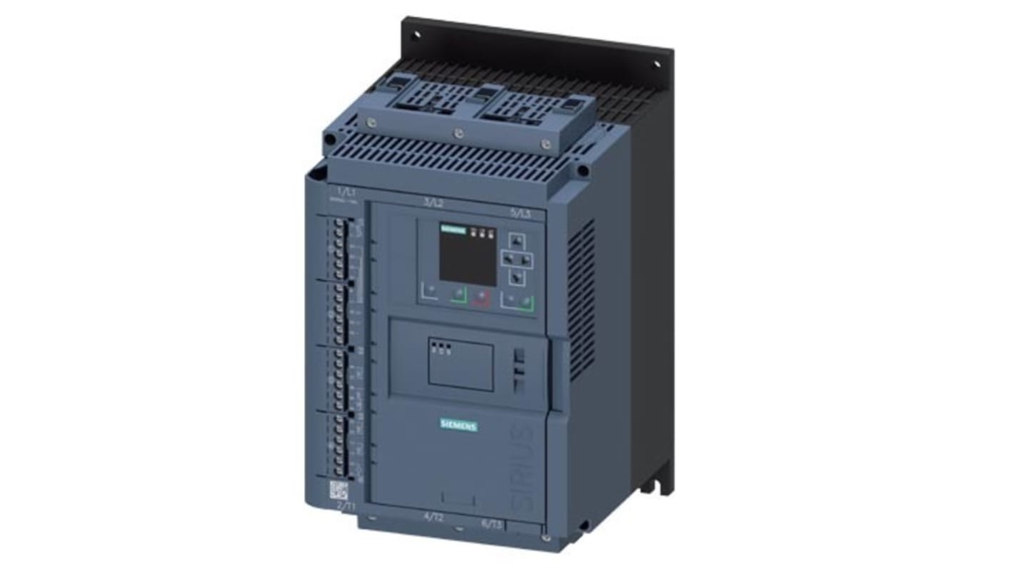 Avviatore soft-start Siemens, 3 fasi, 18,5 kW, 480 V c.a., IP00