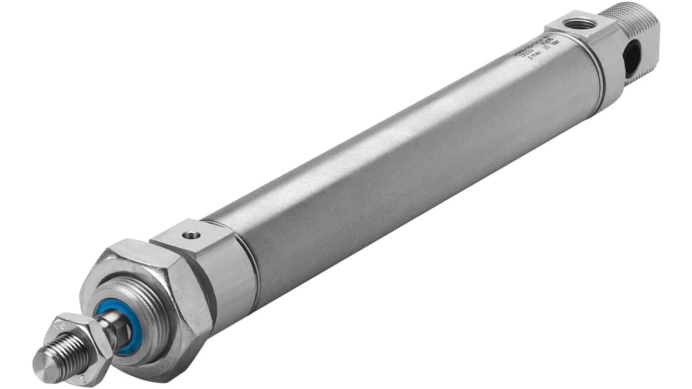 Festo Pneumatic Piston Rod Cylinder - 19254, 8mm Bore, 10mm Stroke, ESNU Series, Single Acting