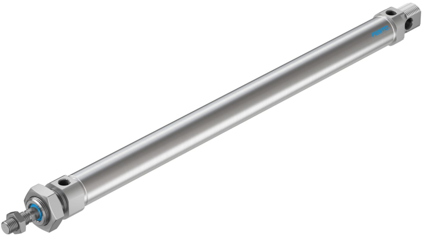 Festo Pneumatic Piston Rod Cylinder - 559294, 25mm Bore, 500mm Stroke, DSNU Series, Double Acting