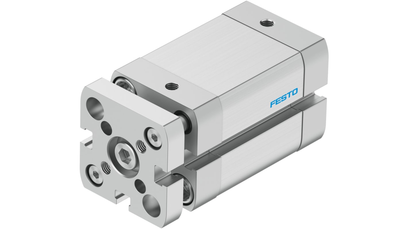 Festo Pneumatic Compact Cylinder - 554233, 25mm Bore, 25mm Stroke, ADNGF Series, Double Acting