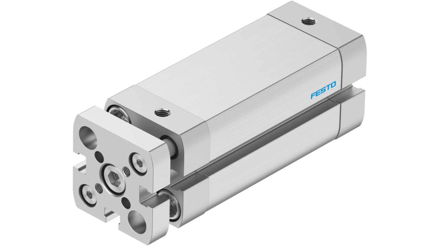 Cilindro pneumatico compatto Festo ADNGF 554227, Doppio effetto, foro da 20mm, corsa 50mm, M5, 10 bar max