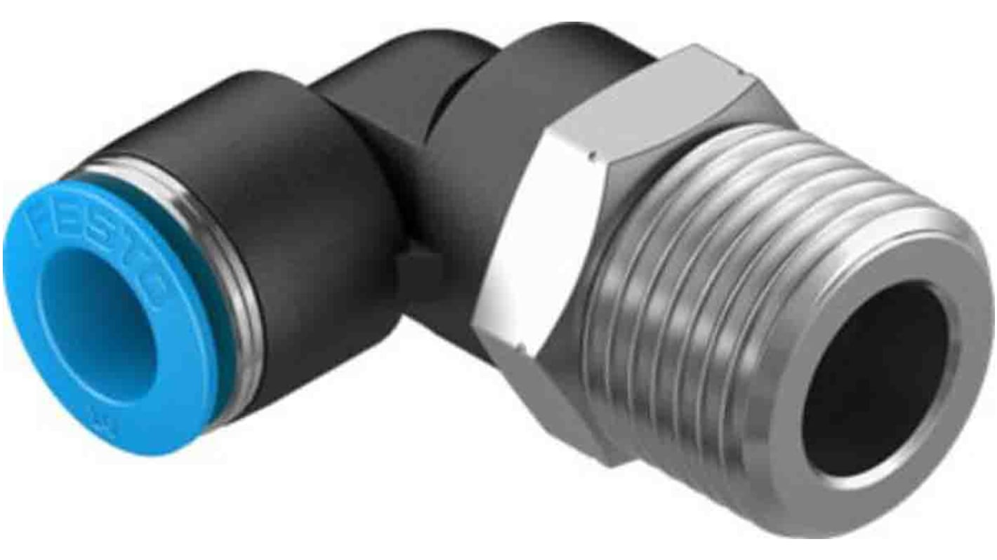 QSL1/21050 Festo Elbow Threaded Adaptor, R 1/2 Male to Push In 16