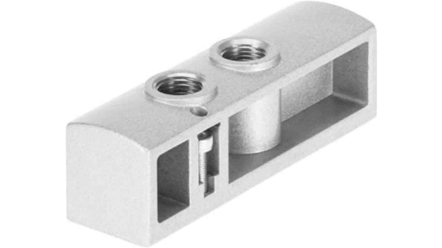 Placa base, Festo, 2 Estaciones , G 1/8, Aluminio, 1/8pulgada, G