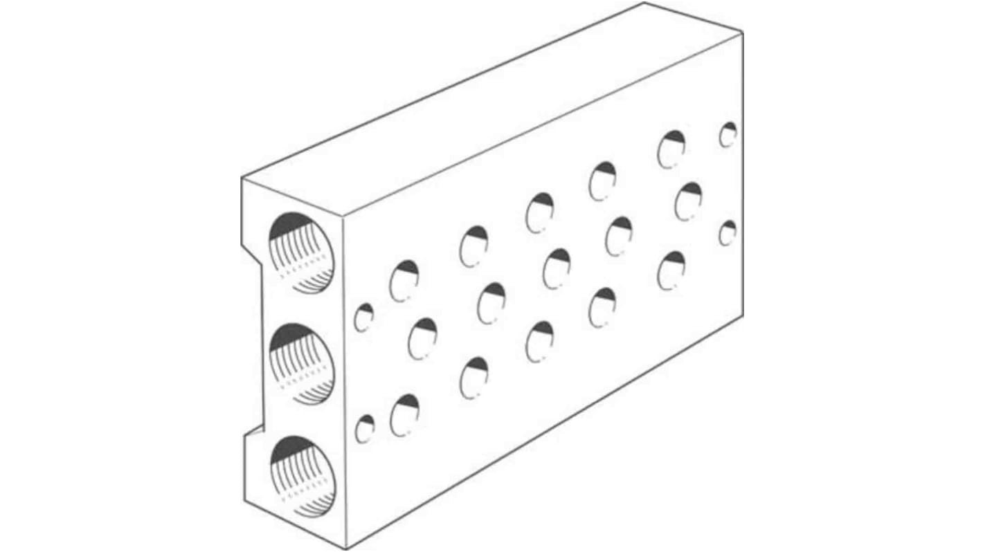 Festo Serie PRS, Aluminium Ventilverteiler, 5-Stationen, Anschluss G3/8