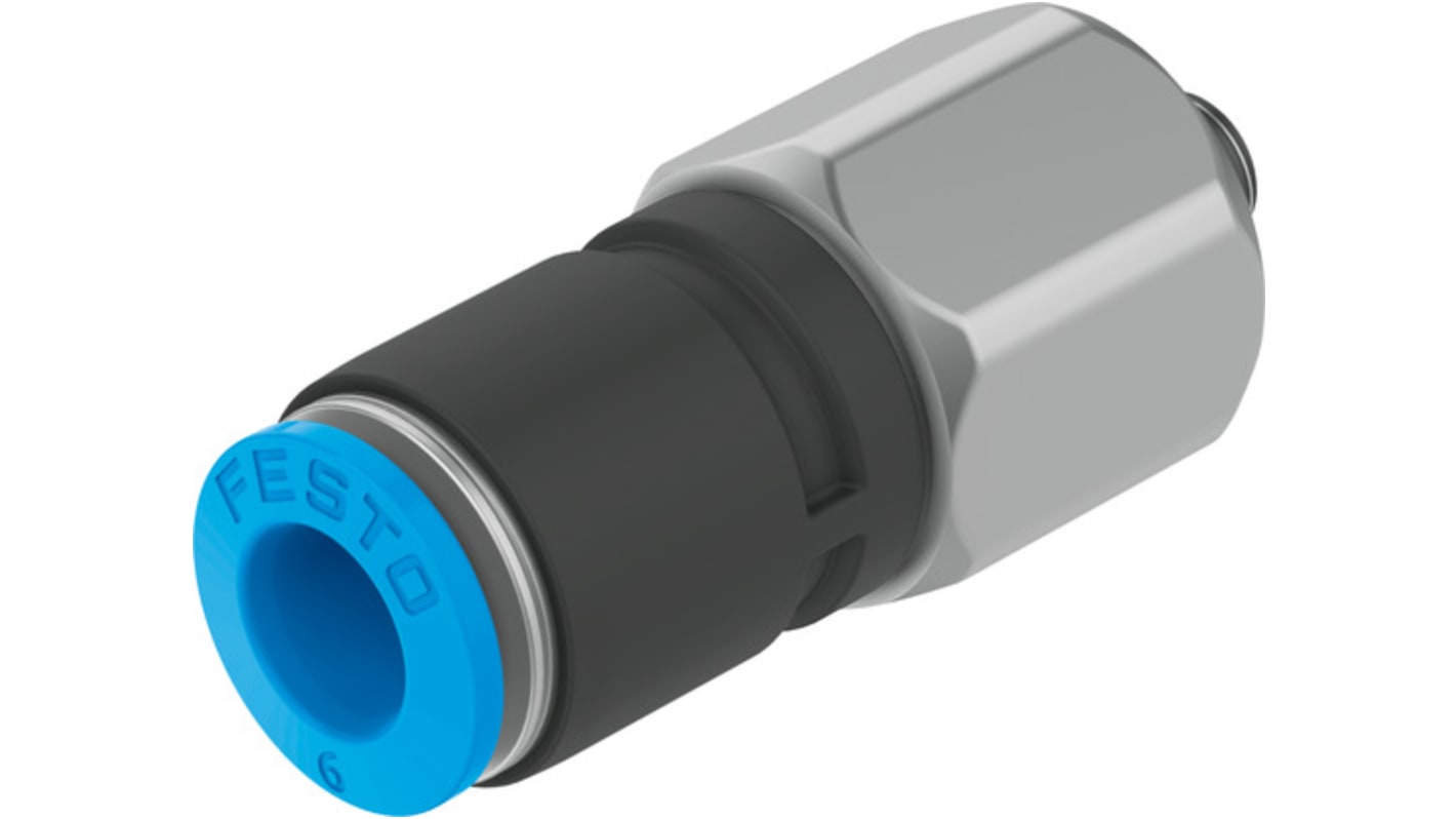 QSR-M5-6 rotary push-in fitting