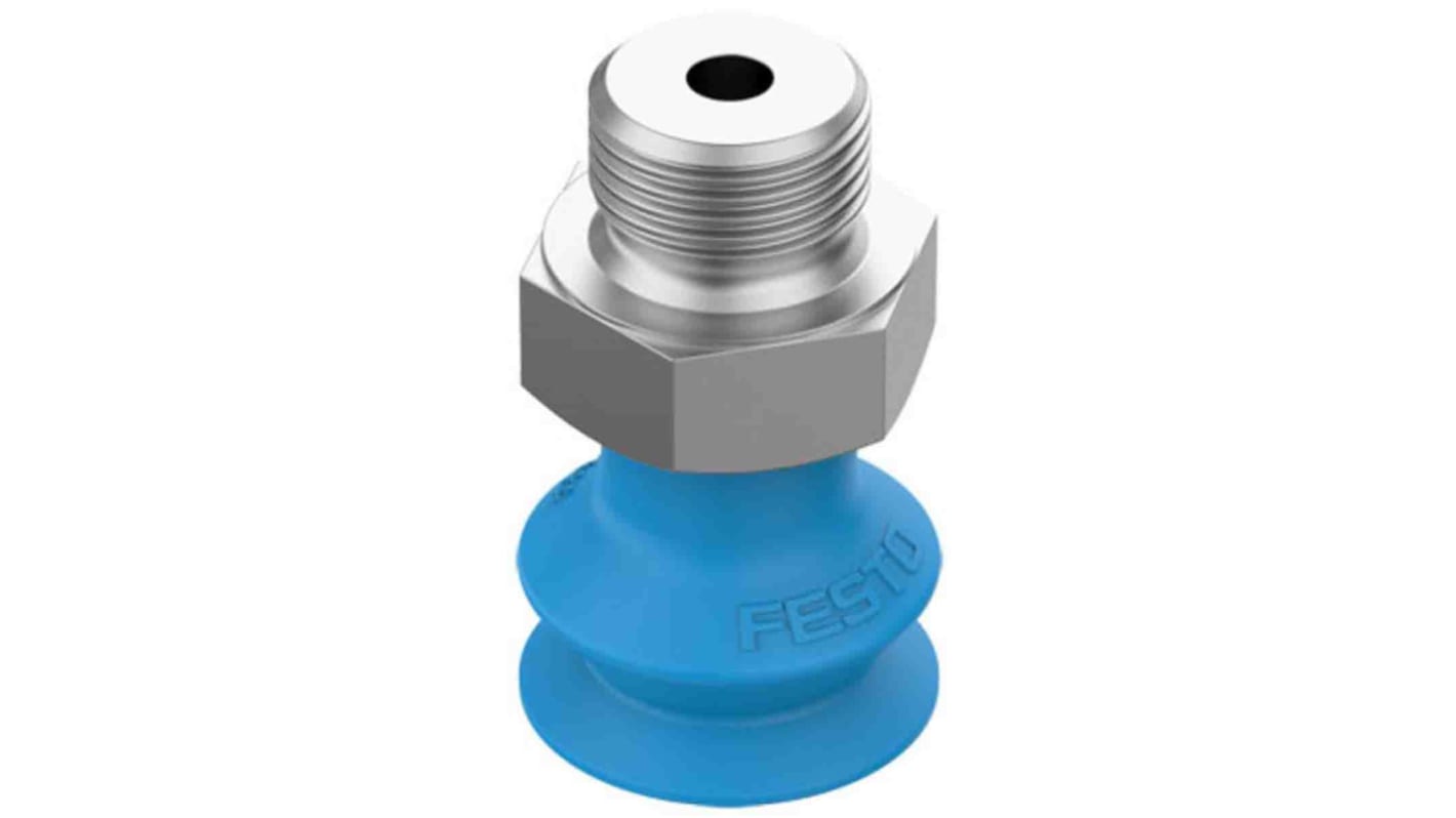 Festo 15mm Bellows PUR Suction Cup VASB-15-1/8-PUR-B, 1/8 in