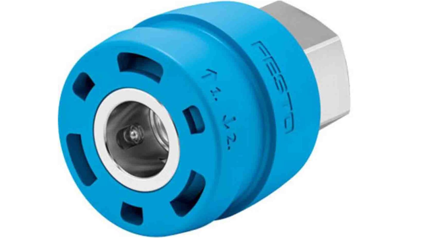 Festo Female Pneumatic Quick Connect Coupling, Threaded