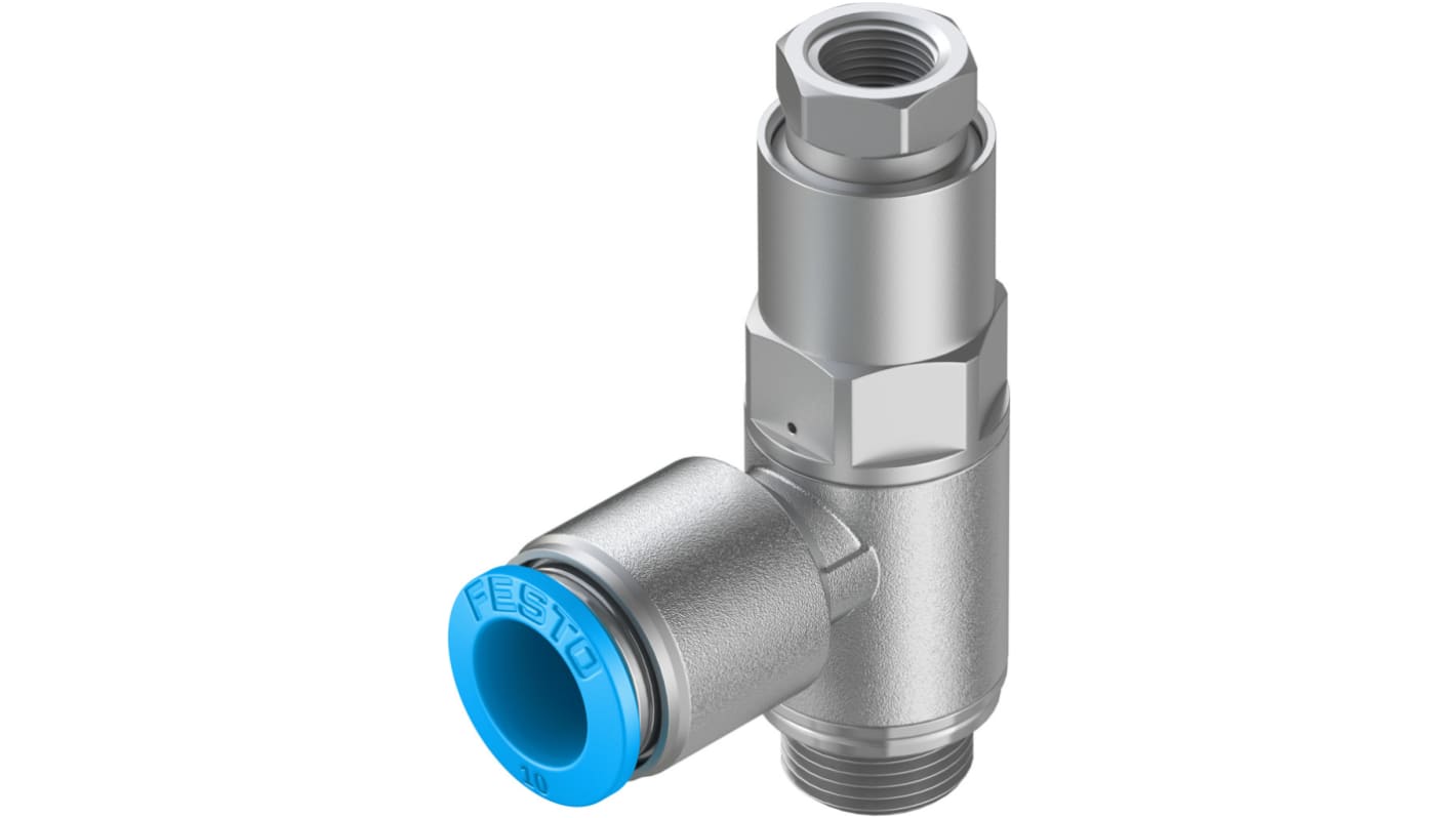 Festo HGL Non Return Valve, 10mm Tube Inlet, 0.5 → 10bar