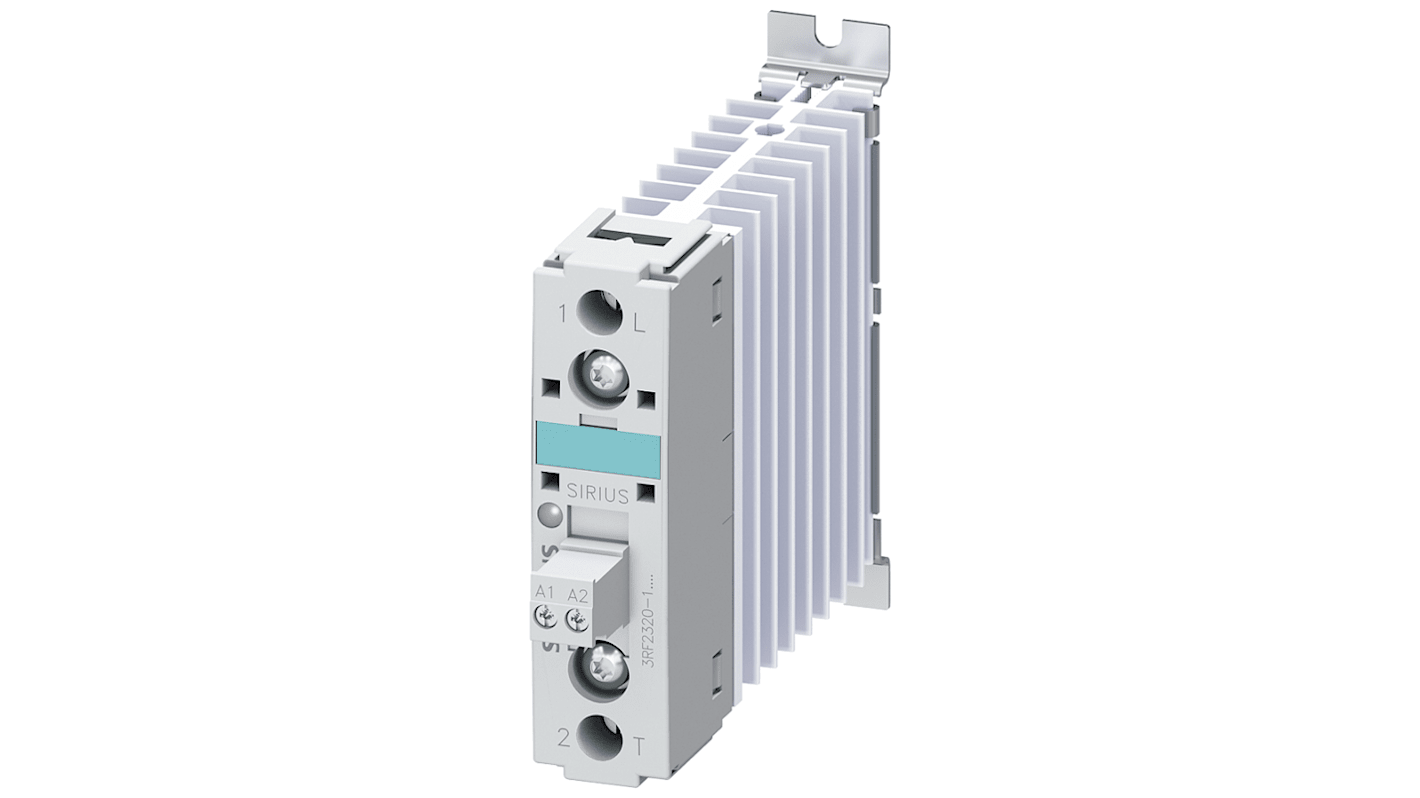 Siemens 3RF23 Series Solid State Relay, 20 A Load, DIN Rail Mount, 600 V Load, 30 V Control