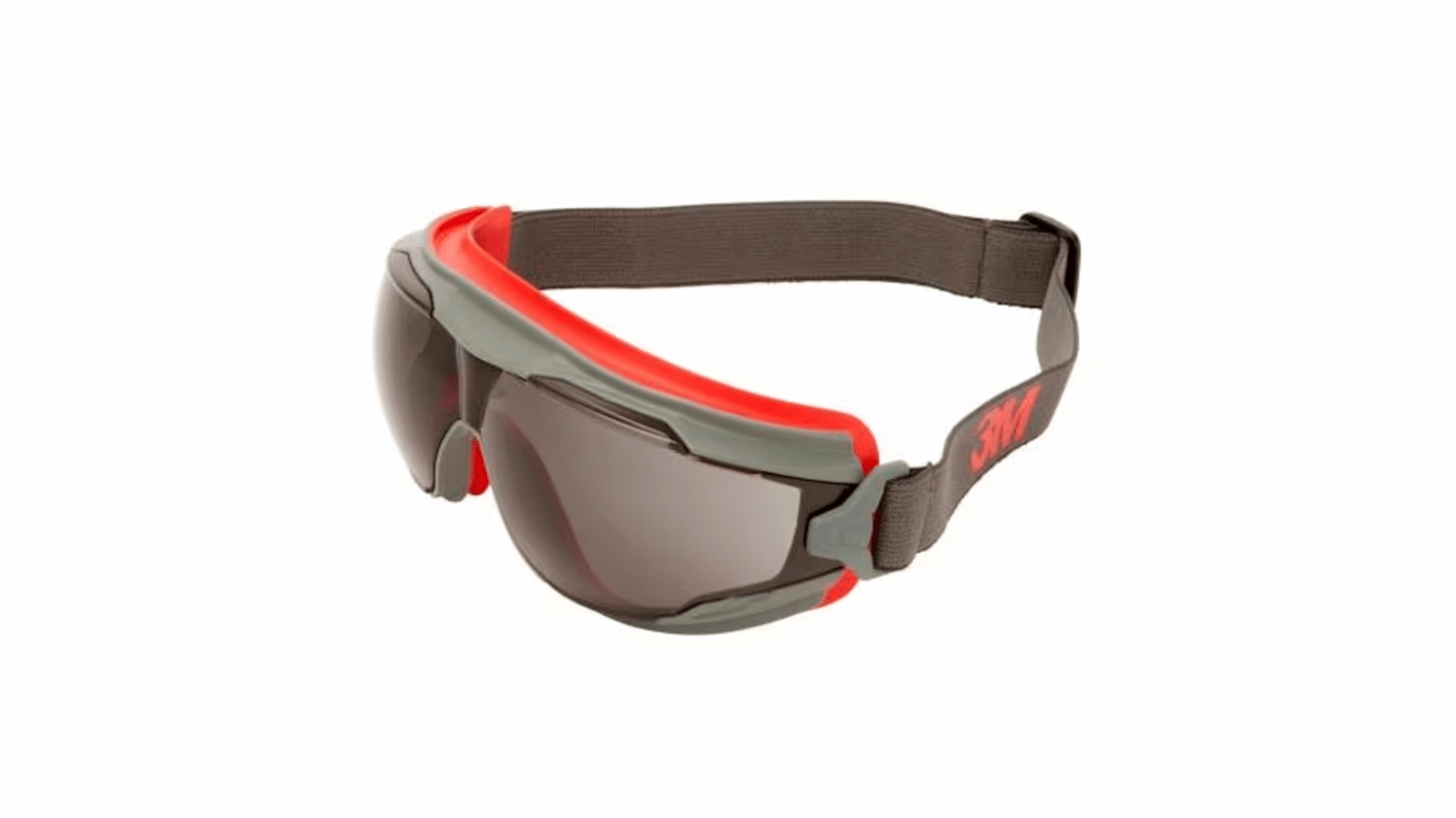 3M Goggle Gear Anti-Mist Safety Goggles, Grey PC Lens, Vented