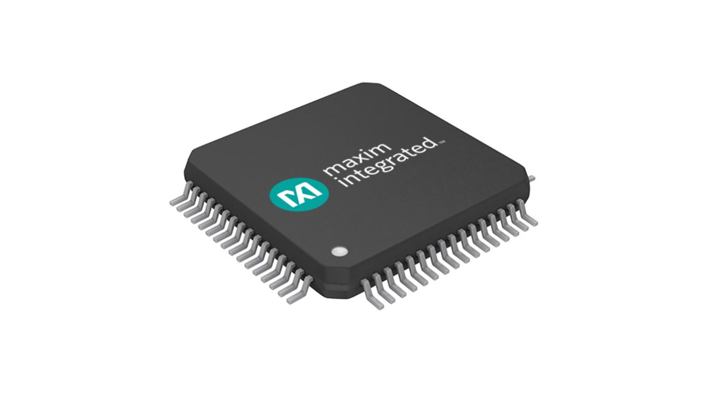 Maxim Integrated Datenerfassung IC 1-A/D 0-D/A 12 Bit- 384μs LQFP 64-Pin