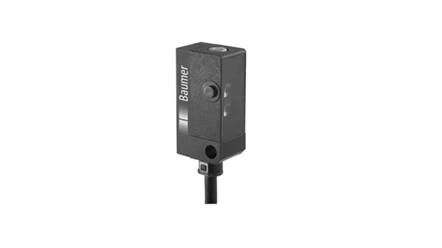 Baumer Background Suppression Photoelectric Sensor, Block Sensor, 120 mm Detection Range