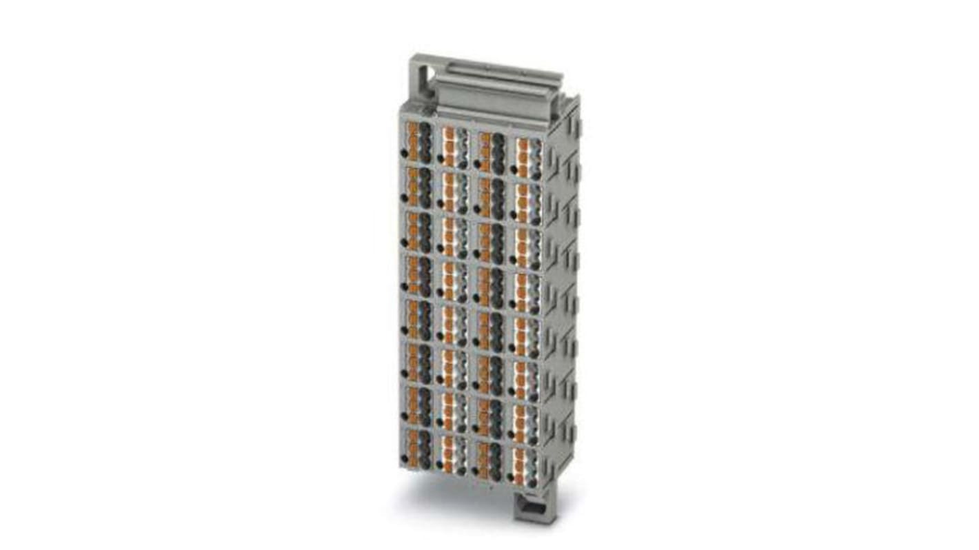 Phoenix Contact PTMC Series PTMC 1,5/32-3 Pluggable Terminal Block, 17.5A, 14 → 26 AWG Wire, Push In Termination