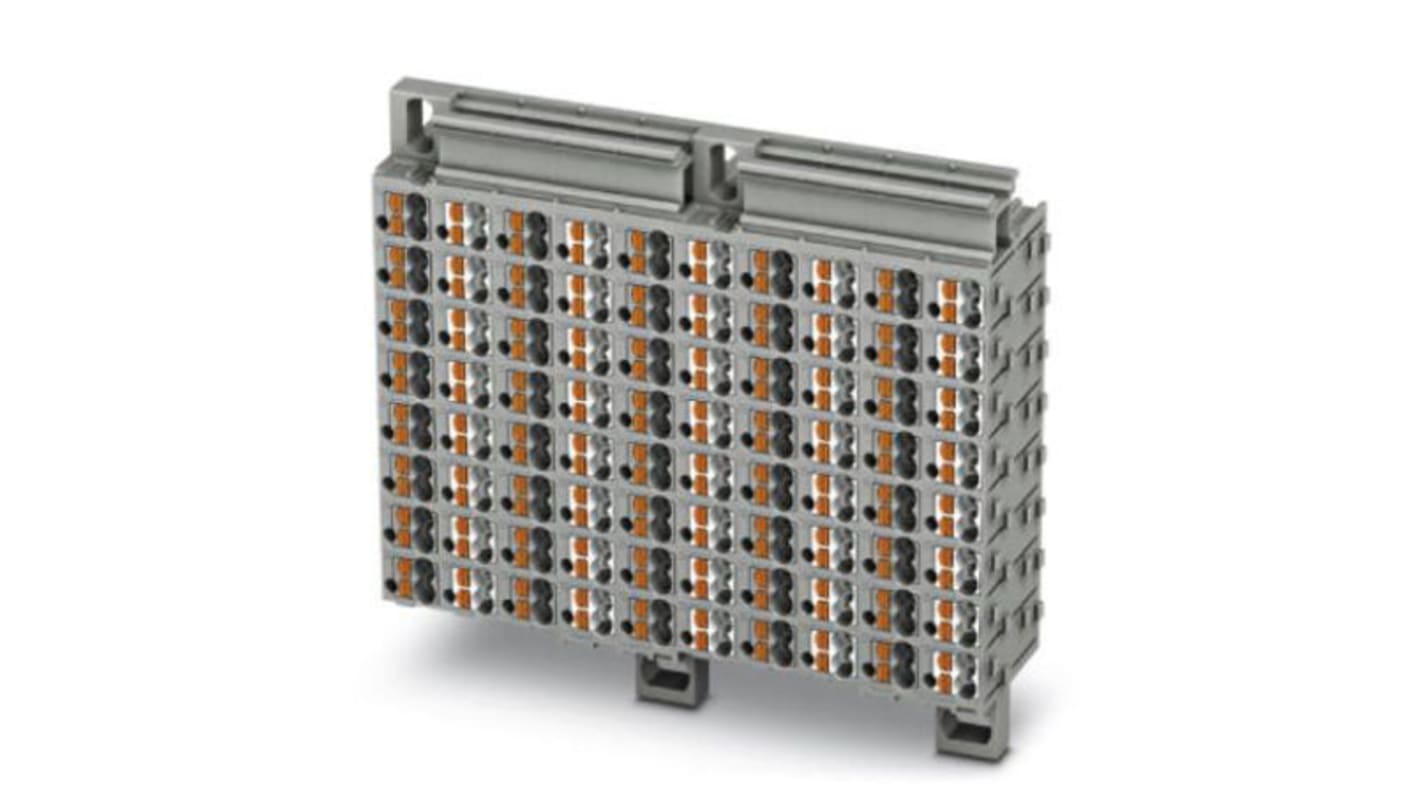 Phoenix Contact PTMC Series PTMC 1,5/80-2 Pluggable Terminal Block, 17.5A, 14 → 26 AWG Wire, Push In Termination