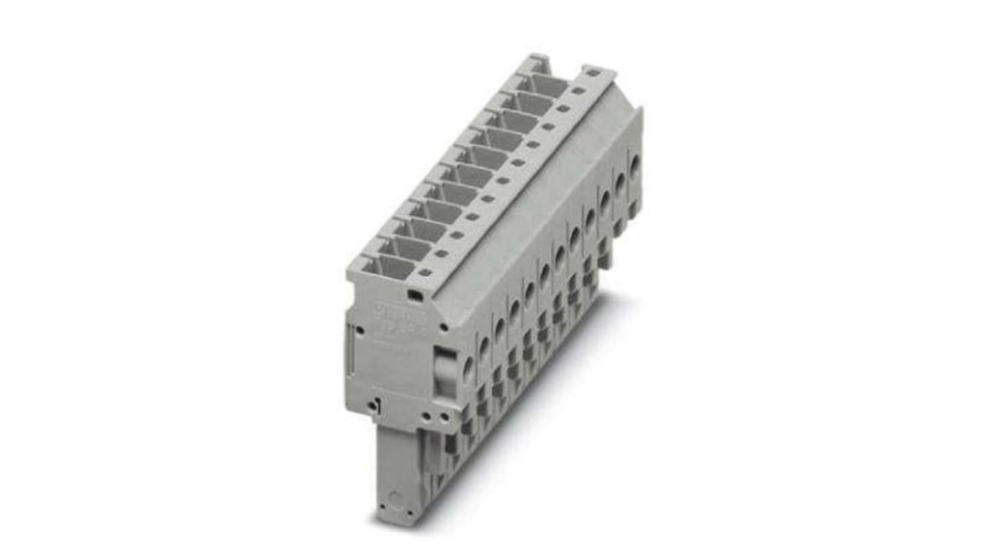 Phoenix Contact Not Applicable Pitch 12 Way Pluggable Terminal Block, Plug, DIN Rail, Screw Termination