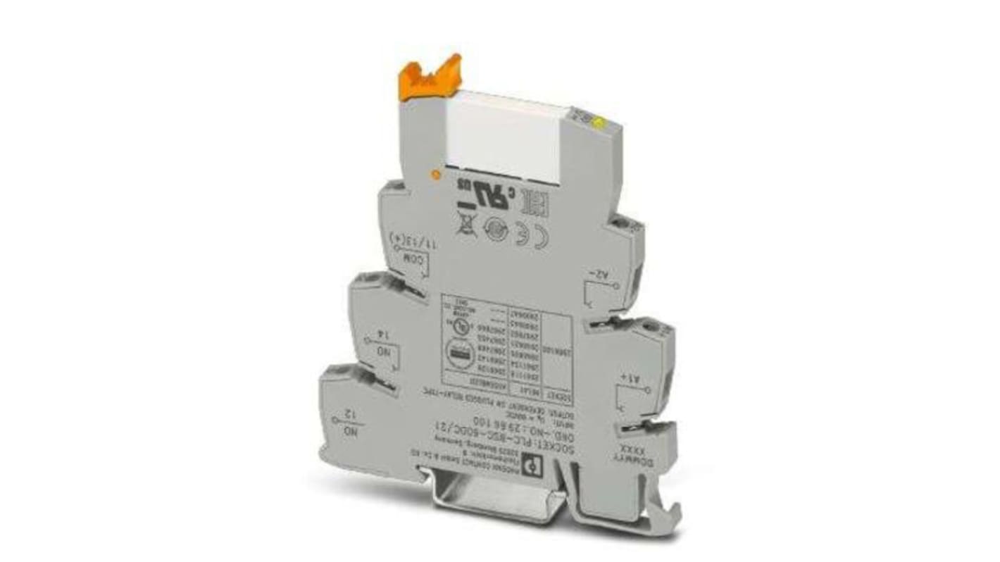 Phoenix Contact PLC Interface Relais, Not Applicable / Not Applicable 60V dc, 1-poliger Wechsler DIN-Schienen