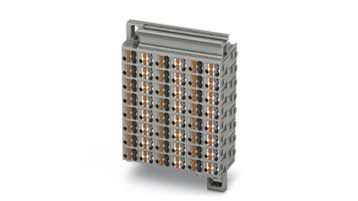 Phoenix Contact PTMC Series PTMC 1,5/48-2 Pluggable Terminal Block, 17.5A, 14 → 26 AWG Wire, Push In Termination