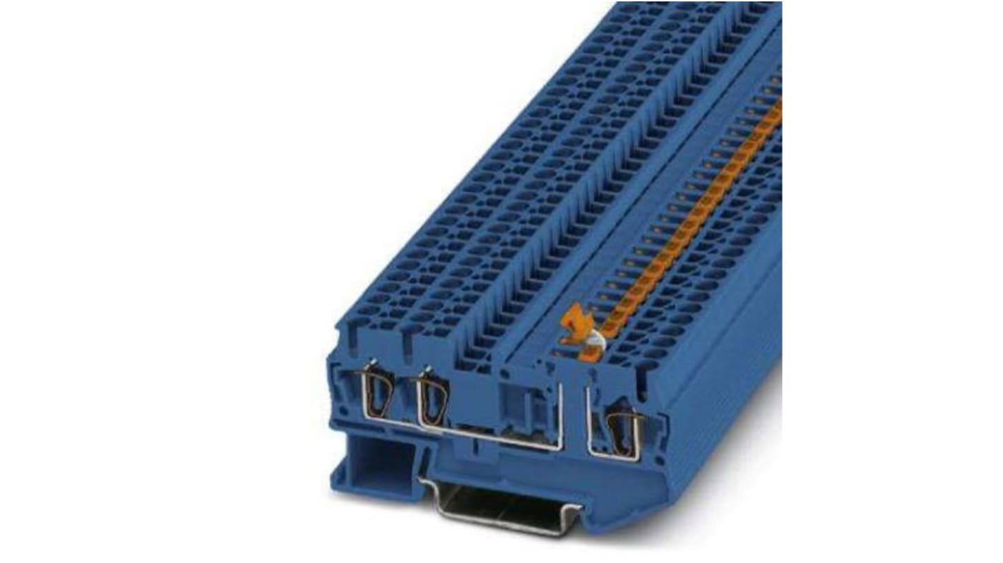 3037821 Phoenix Contact ST Series Blue DIN Rail Terminal Block
