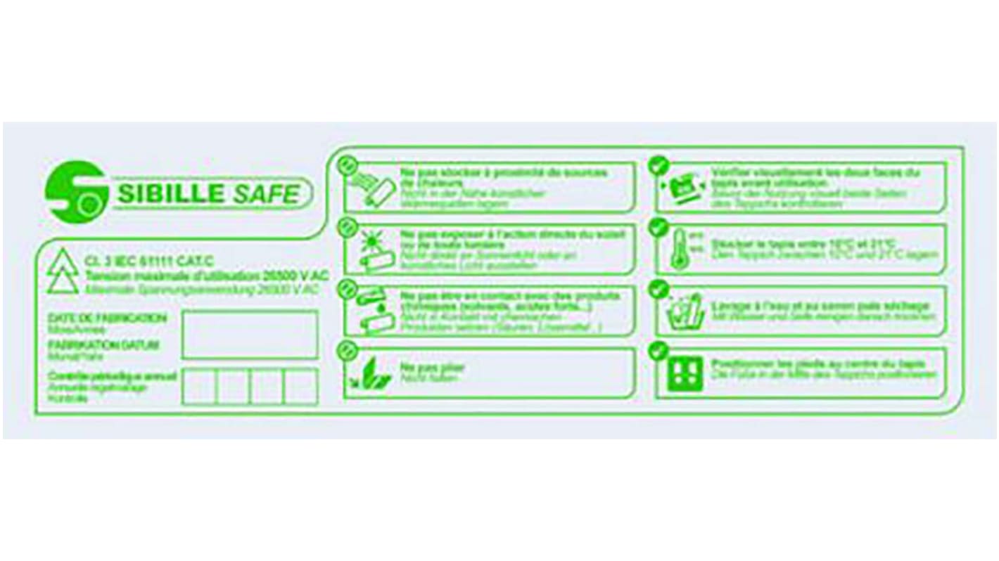 Sibille Thermal Insulating Sheet, 1m x 600mm x 3mm