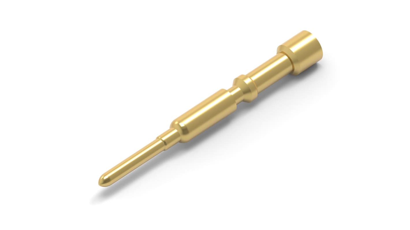 TE Connectivity PIN Crimp Crimp Pin Connector, Contact Size 1 mm, Wire Size 0.03 - 0.34 mm²