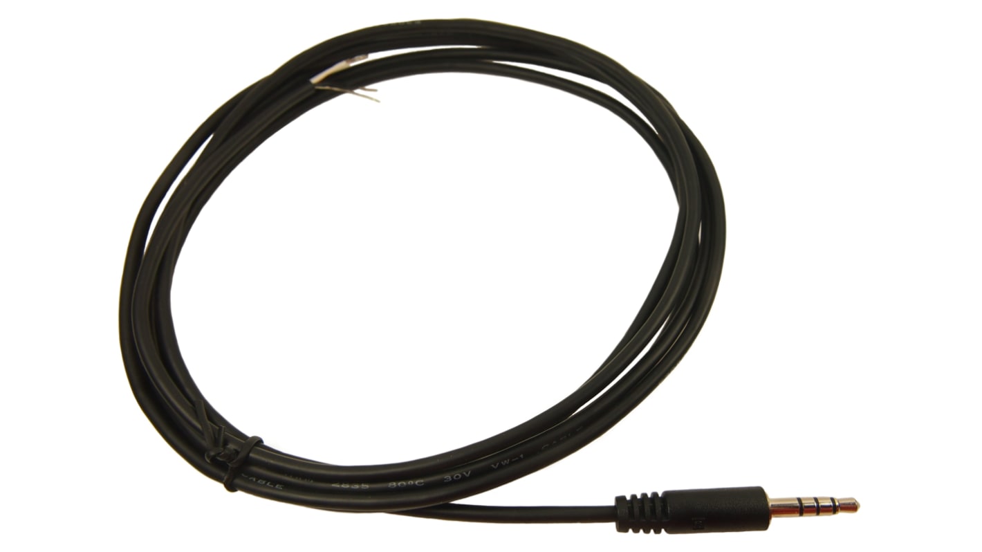 Câble AV Jack stéréo 3,5 mm vers Sans connecteur, Long. 2m