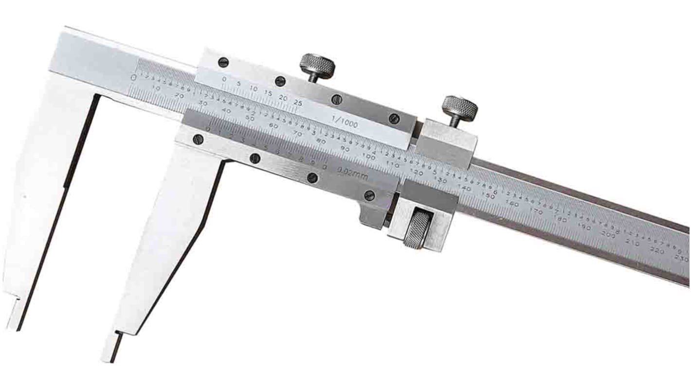 RS PRO 600mm, 24in Vernier Caliper Caliper 0.001 mm Resolution, Imperial, Metric With UKAS Calibration