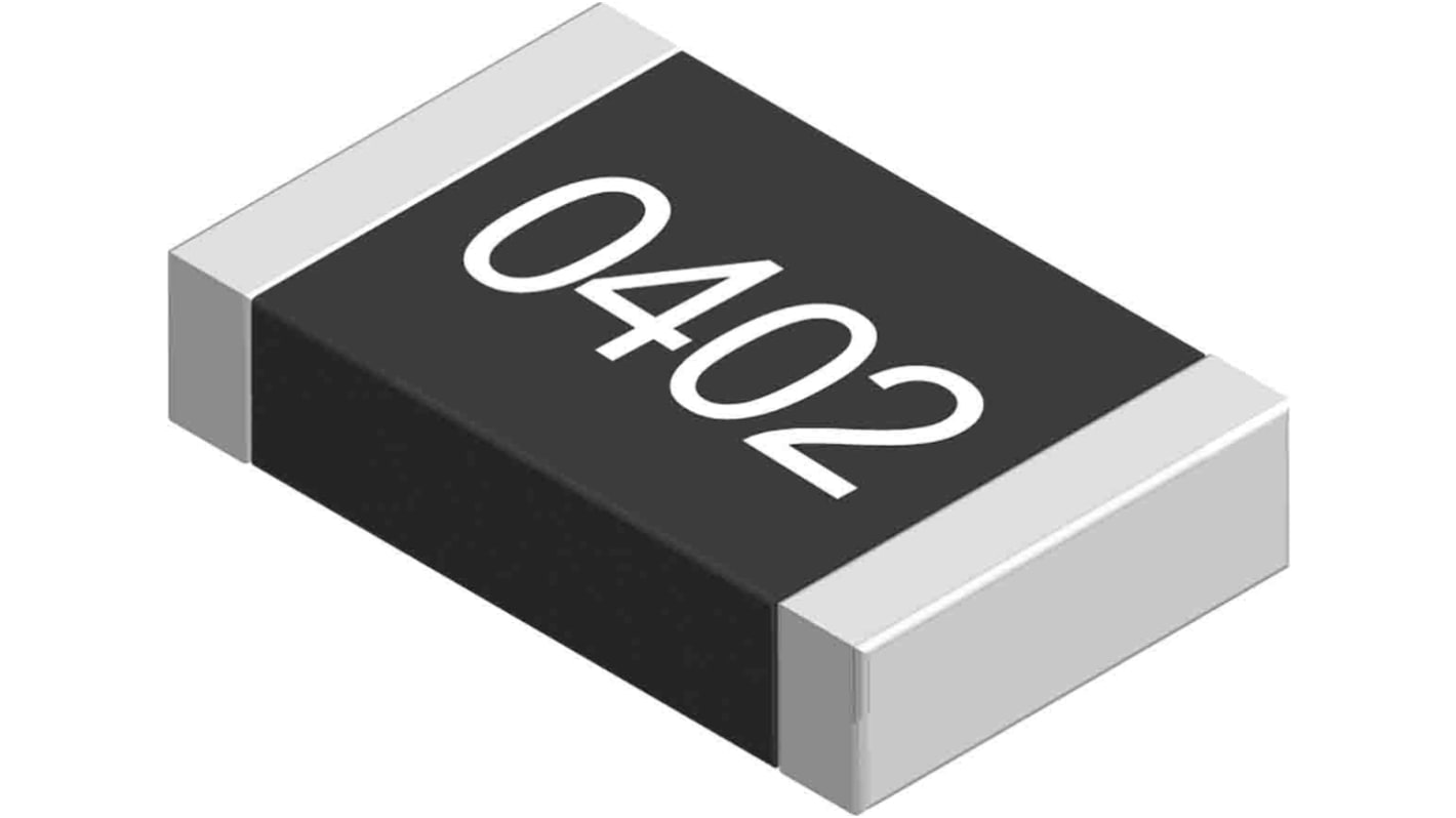 Resistencia SMD KOA, 10kΩ, ±0.1%, 0.063W, Película de Metal, 0402 (1005M)