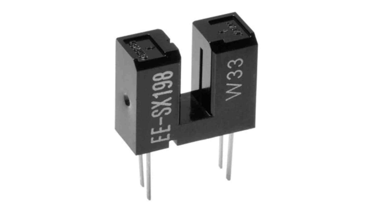 EE-SX198 Omron, Through Hole Slotted Optical Switch, Phototransistor Output