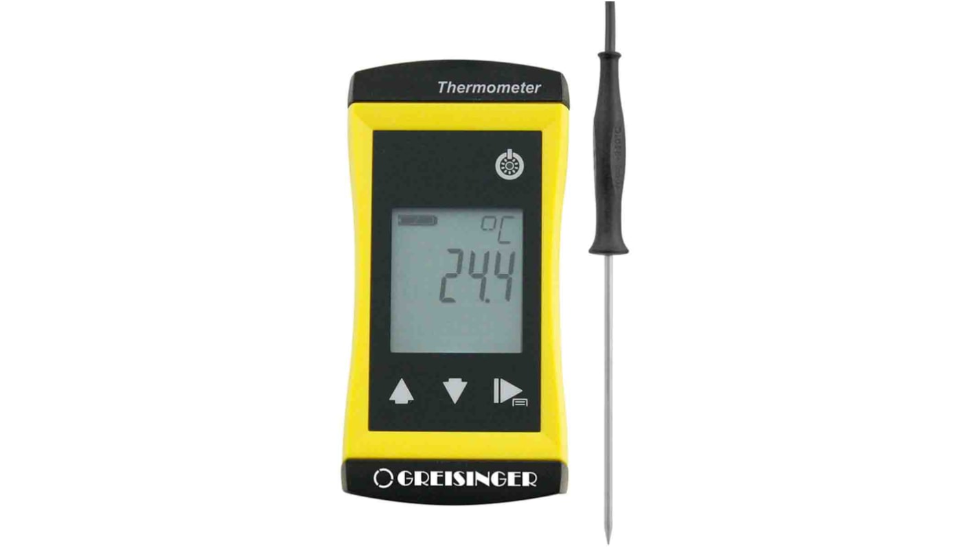 RS PRO RS 1710 Wired Digital Thermometer, 1 Input(s), +250°C Max - With RS Calibration