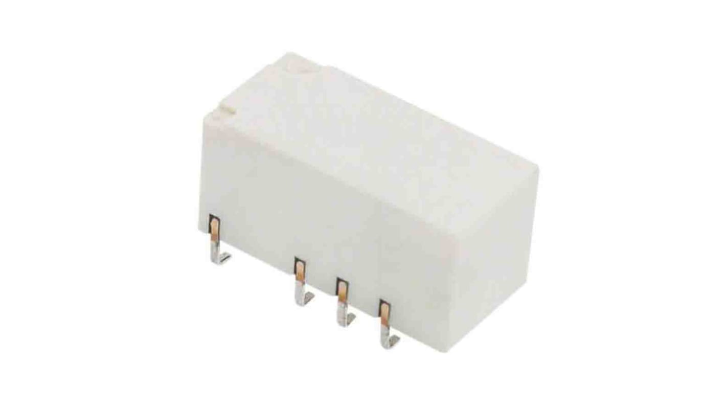 Relé de señal sin enclavamiento Omron HFD23, DPDT, 12V dc, 1 A dc, montaje en PCB