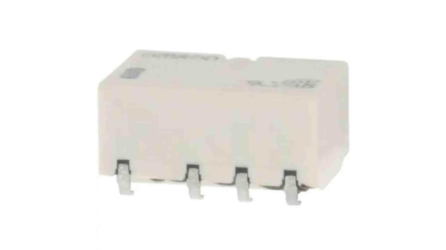 Omron Surface Mount Signal Relay, 3V dc Coil, 1A Switching Current, DPDT