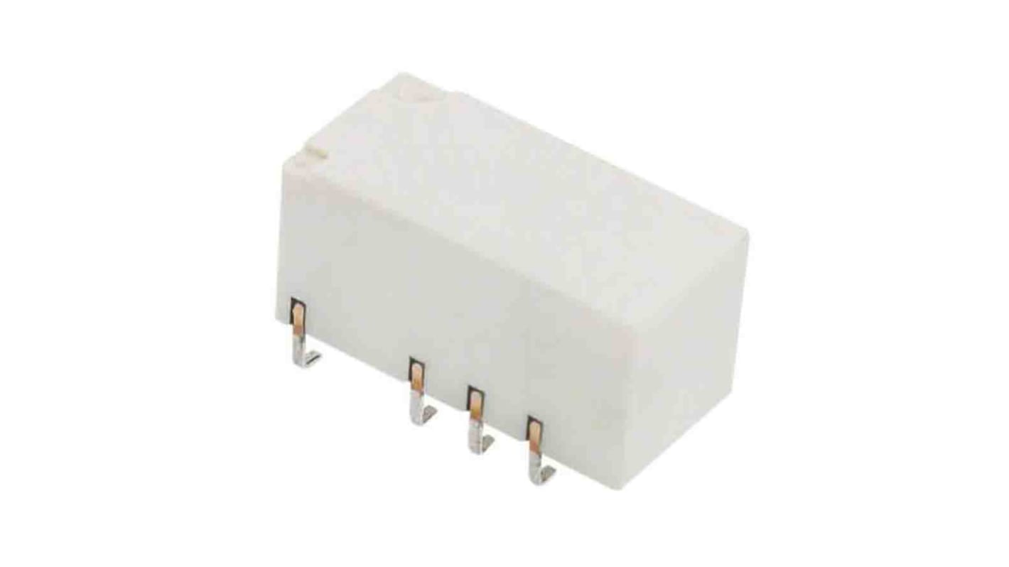 Omron Surface Mount Latching Signal Relay, 5V dc Coil, 1A Switching Current, DPDT