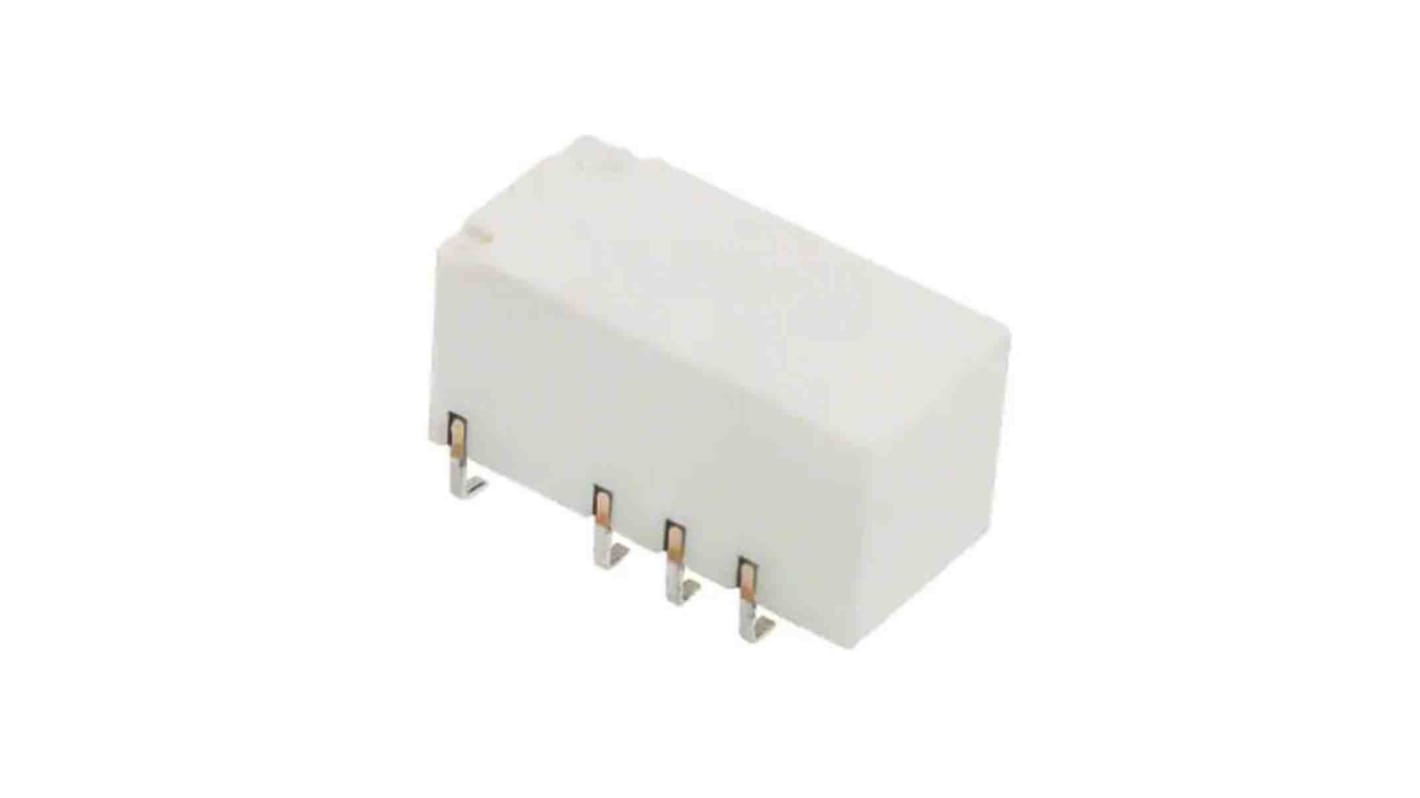 Omron Surface Mount Signal Relay, 5V dc Coil, 2A Switching Current, DPDT