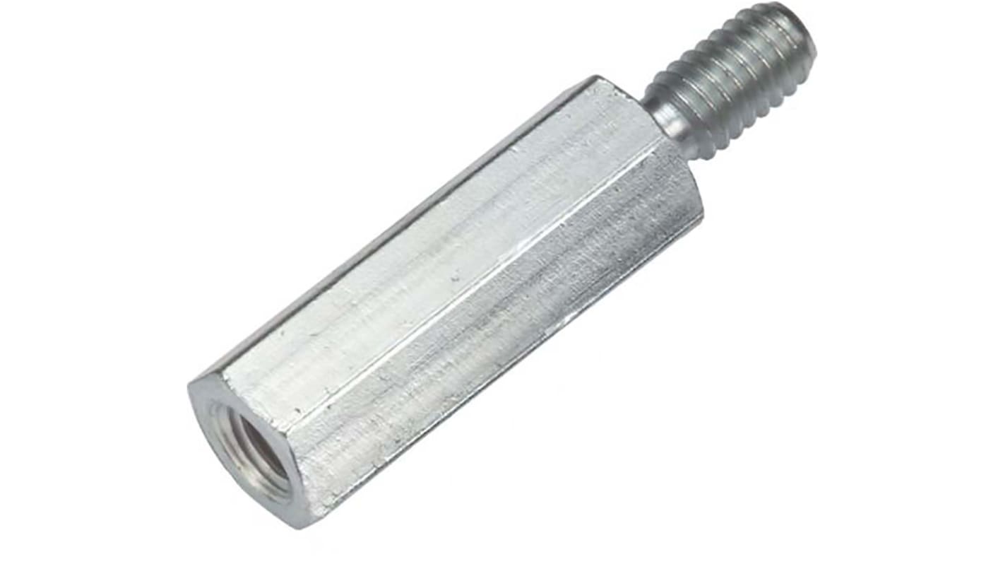 Wurth Elektronik Abstandshalter: M4, Länge 8mm, Stahl, Buchse/Stecker, Sechskant