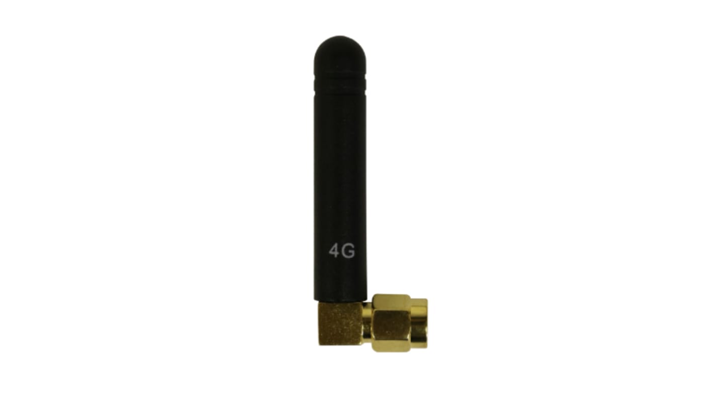 Mindenirányú CTi Többsávos antenna Átvezető lyuk/csavaros GSM/4G/CH/SMA_90 Rövid SMA 2dBi 2G (GSM/GPRS), 3G (UTMS), 4G