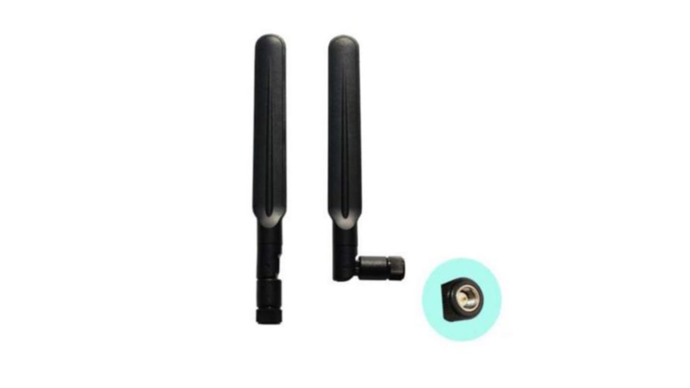 CTi LTEB/SMA Stubby Multiband Antenna with SMA Connector, 2G (GSM/GPRS), 3G (UTMS), 4G (LTE)