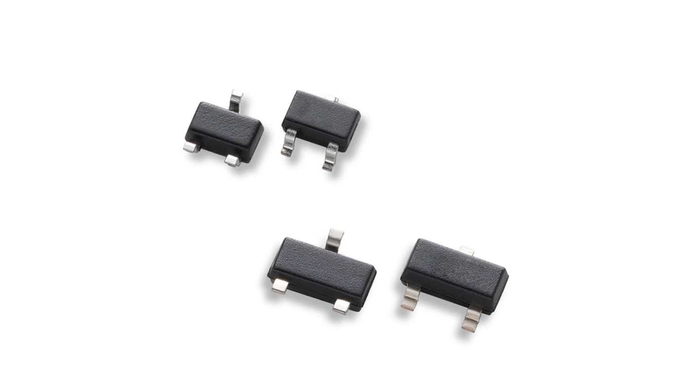 Réseau de diodes TVS Unidirectionnel, claq. 6.5V, 16V SOT23-3L, 3 broches