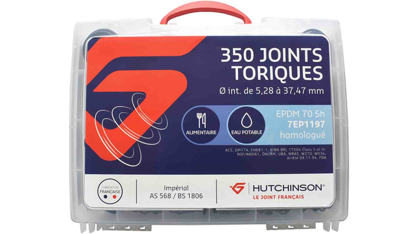 199072 Hutchinson Le Joint Français ORing Kits EPDM, Kit Contents O
