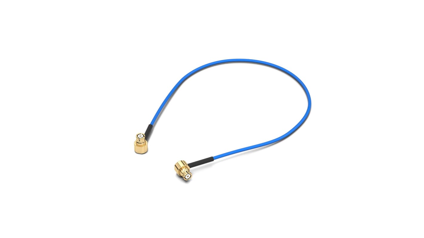 Wurth Elektronik WR-CXASY Series Female SMP to Female SMP Coaxial Cable, 152.4mm, Terminated