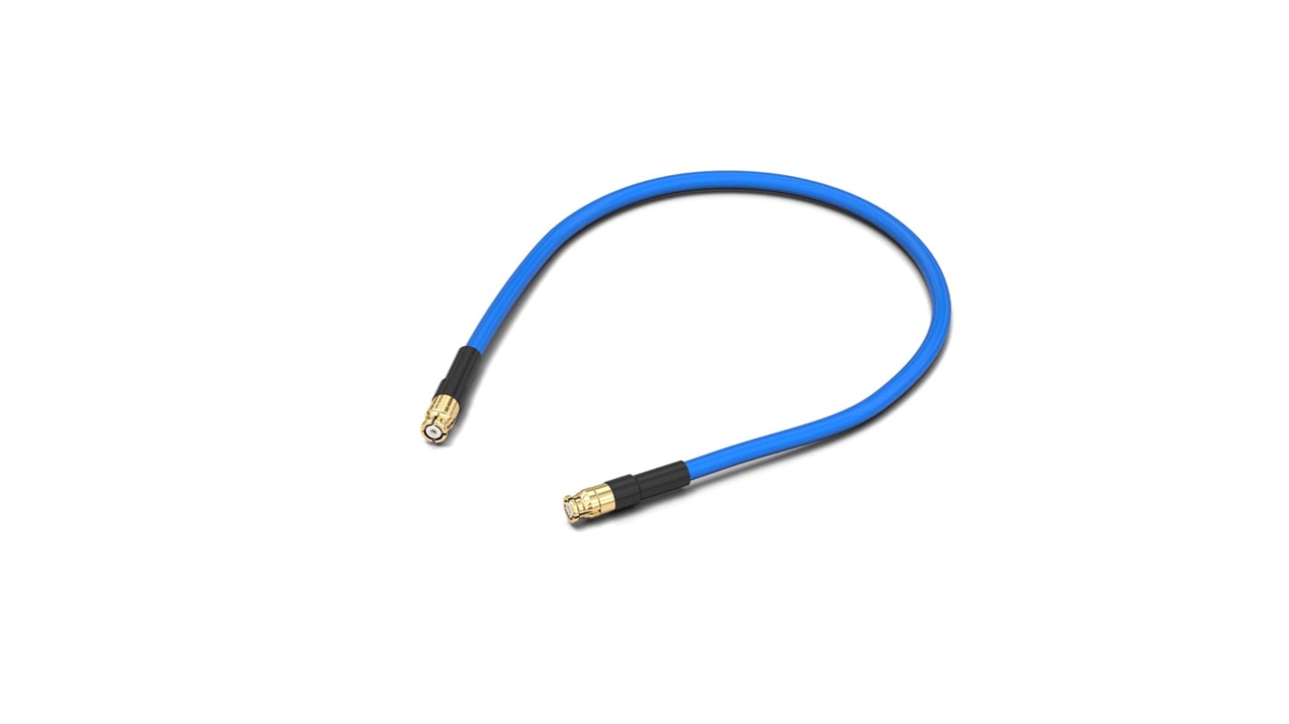 Wurth Elektronik WR-CXASY Series Female SMP to Female SMP Coaxial Cable, 152.4mm, Terminated