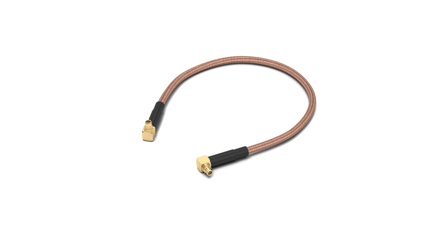 Cable coaxial RG316/U Wurth Elektronik, 50 Ω, con. A: MMCX, Macho, con. B: MMCX, Macho, long. 152.4mm