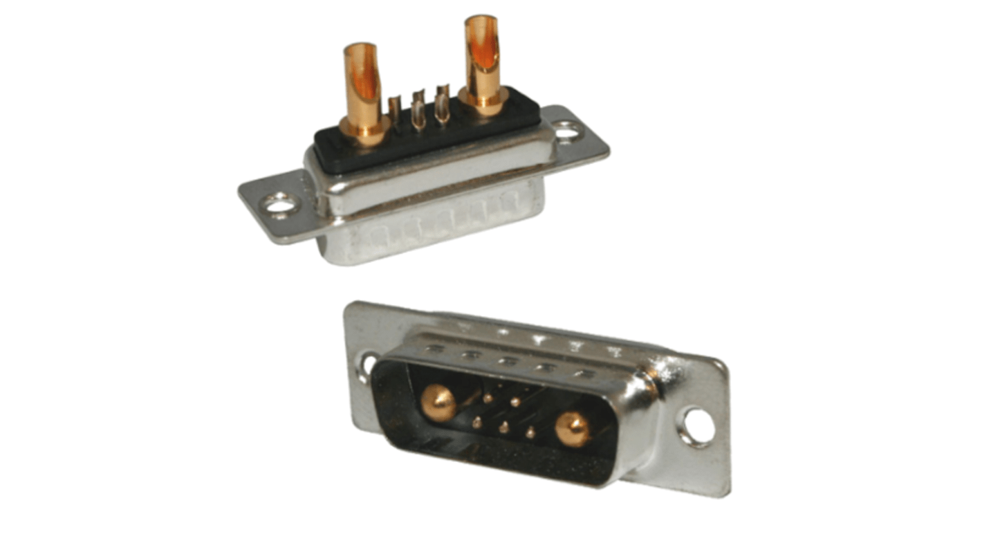 Norcomp 680M 13 Way Panel Mount D-sub Connector Plug, 2.77mm Pitch