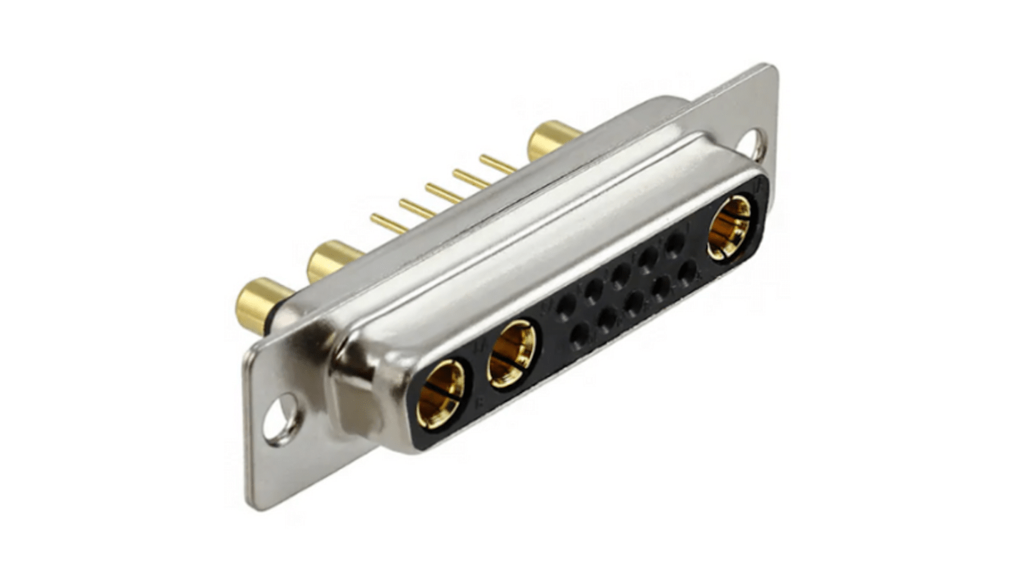 Conector D-sub Norcomp, Serie 681M, paso 2.77mm, Recto, Montaje en Panel Mount, Hembra