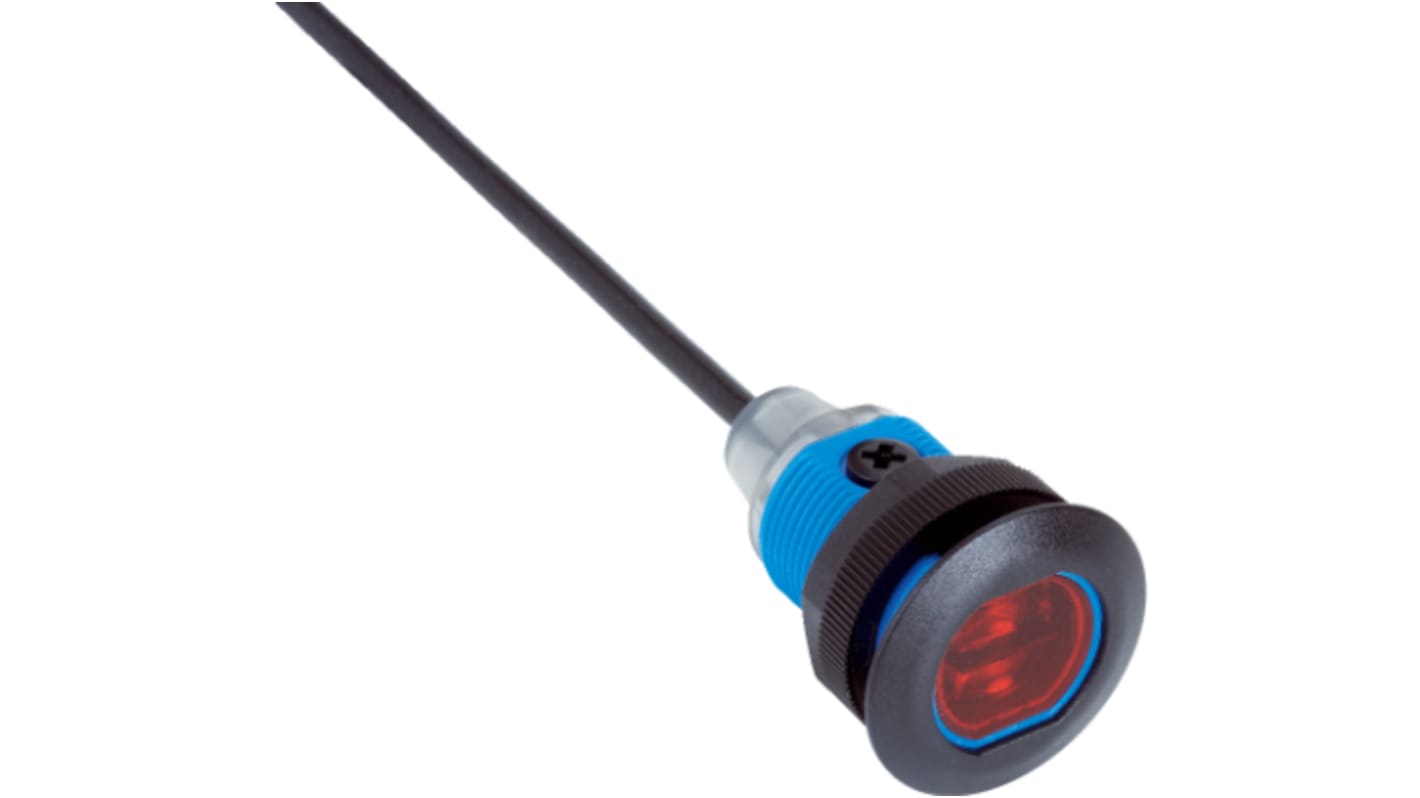 Sick Retroreflective Photoelectric Sensor, Barrel Sensor, 7.2 m Detection Range